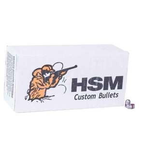 HSM 40 Caliber/10mm 180gr Round Nose Flat Tip Reloading Bullet - 250CT