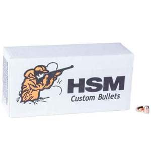 HSM 40 Caliber RNFP 165gr Bullets - 250 Count