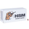 HSM 9MM 124gr Round Nose Plated Reloading Bullets - 250CT