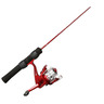 HT Enterprises Cysco Ice Fishing Rod and Reel Combo - 28in, Medium - Red