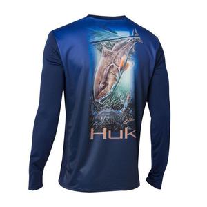 Huk Men's KScott Performance Let's Fight Long Sleeve Shirt