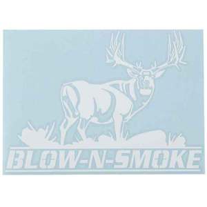 Hunters Image Blow N Smoke Deer Decal