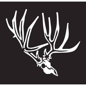 Hunters Image Broadside Inline Buck Skull Decal