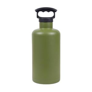 Fifty/Fifty 64oz Tank Growler with 3-Finger Handle Lid - Olive Green