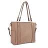 Jessie & James Austin Whipstitching Concealed Carry Lock and Key Tote - Taupe - Taupe