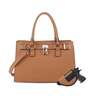 Jessie & James Dina Concealed Carry Lock and Key Satchel - Tan