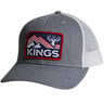 King's Camo Men's Patriot Patch Adjustable Hat - Heather Grey/White - One Size Fits Most - Heather Grey/White One Size Fits Most