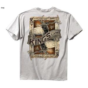 King's Camo Men's Elk Card Short Sleeve T-Shirt