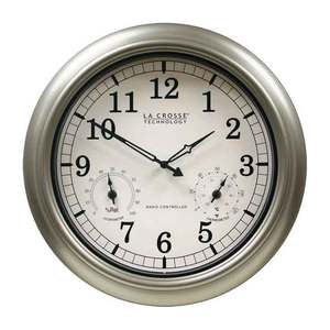 La Crosse Technology 18 inch Atomic Outdoor Clock