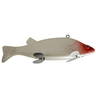 Lakco Quality Tackle Plastic Ice Fishing Spearing Decoy - Red/White, 8in - Red/White