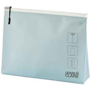 Lewis N. Clark Toiletry Pouch - Translucent Water Resistant Travel Toiletry Bag