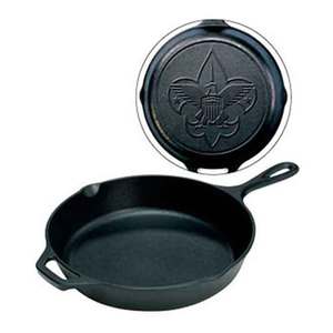 Lodge Logic 12-inch Cast Iron Boy Scouts of America Engraved Skillet