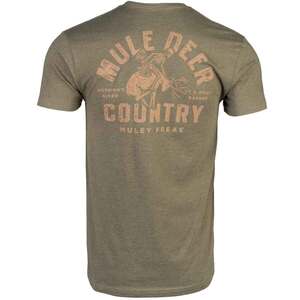 Muley Freak Men's Mule Deer Country Buckin Short Sleeve Casual Shirt