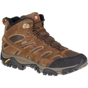 Merrell Men's Moab 2 Waterproof Mid Hiking Boots - Earth - Size 8.5 Wide