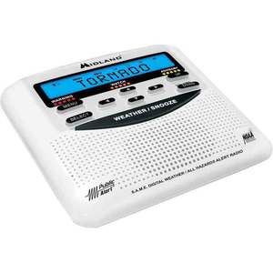 Midland Radios W/X Civil Tri-lingual Monitor w/SAME Clam