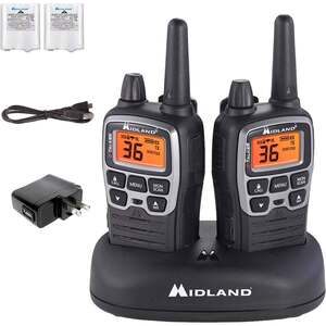 Midland X-Talker T71VP3 - 38 Mile Range 36 Channels 121 Privacy Codes Two-Way Radios - Set of 2