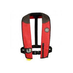 Mustang Survival Deluxe Auto Red/Carbon Inflatable PFD