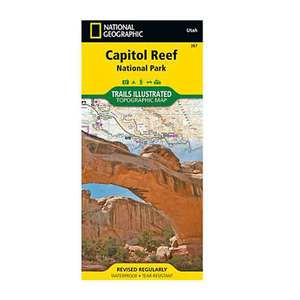 National Geographic Capitol Reef National Park Trail Map