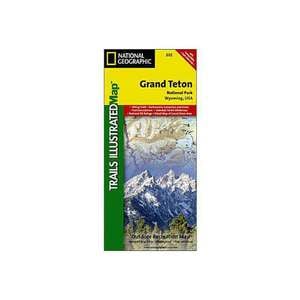 National Geographic Grand Teton National Park Trail Map Wyoming