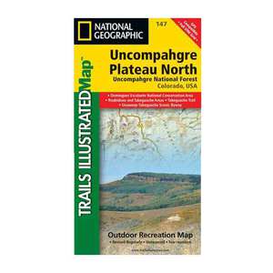 National Geographic Uncompahgre Plateau North Trail Map