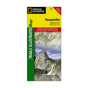 National Geographic Yosemite National Park Trail Map California