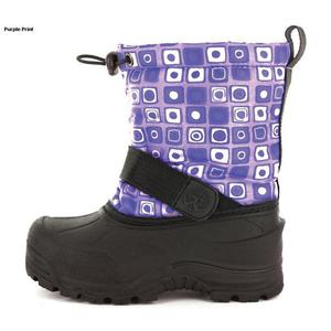 Northside Kids Frosty Winter Boots Purple Print