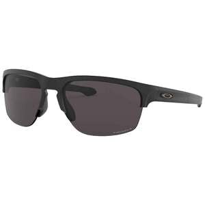 Oakely Standard Issue Sliver Edge Polarized Sunglasses - Matte Black/Grey