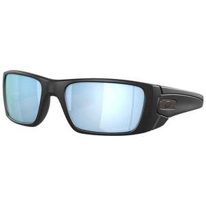 Oakley Fuel Cell Polarized Sunglasses - Matte Black/Blue