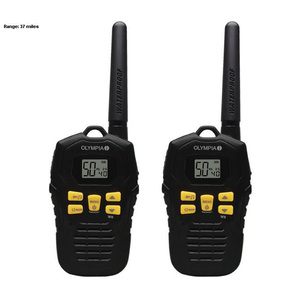 Olympia R-100 Two Way Radios -  37 Mile Range 50 Channels - Set of 2
