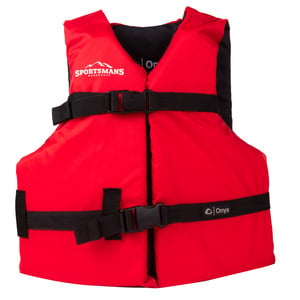 Onyx Sportsman's Warehouse Youth General Purpose Life Jacket - Red