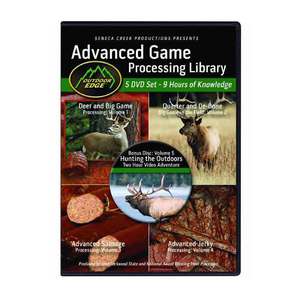 Outdoor Edge Advanced Wild Game Processing Library - 5 DVD Game Processing Compilation