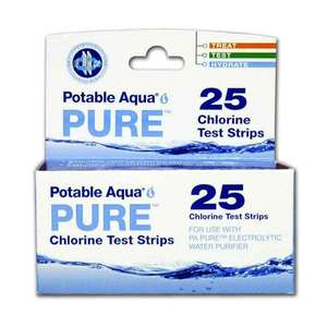 Potable Aqua PURE Replacement Chlorine Test Strips (25 Count)