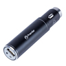 Premier 4 in 1 Rechargeable USB Bank & USB Car Charger with LED Flashlight and Window Breaker