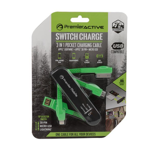 Premier Active Switch Charge 3 in 1 Charging Cable