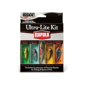 Rapala Ultra-Lite Hard Minnow Bait Kit - Assorted