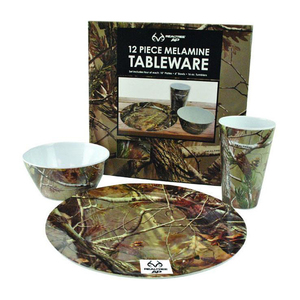 RealTree AP Melamine 12 Piece Tableware Set