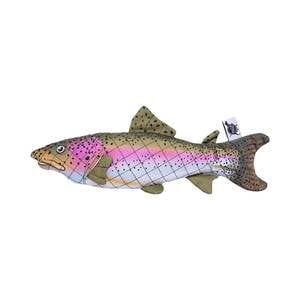 ROCT Rainbow Trout Lined Plush Dog Toy