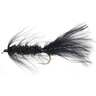 RoundRocks Wooley Bugger Streamer Fly - Black, Size 6, 12Pk - Black 6