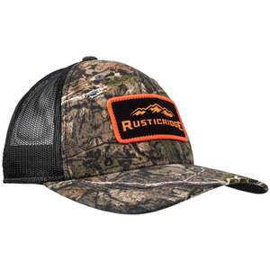 Rustic Ridge Mossy Oak Country DNA Mountain Patch Mesh Adjustable Hat - One Size Fits Most