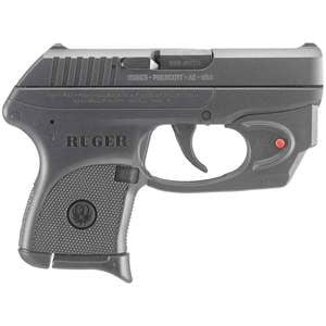 Ruger LCP Viridian Laser 380 Auto (ACP) 2.75in Black Pistol - 6+1 Rounds