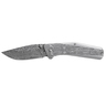 Ruko Laser Engraved Damascus Pattern 3.25 inch Folding Knife - Stainless Steel