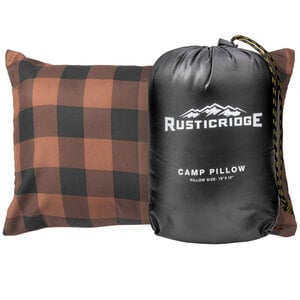 Rustic Ridge Camping Pillow - Grey/Flannel