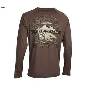 Rustic Ridge Men's Long Sleeve Performance Graphic T-Shirt