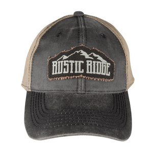 Rustic Ridge Men's Mountain Logo Adjustable Hat