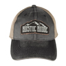 Rustic Ridge Men's Mountain Logo Adjustable Hat - Black One size fits most