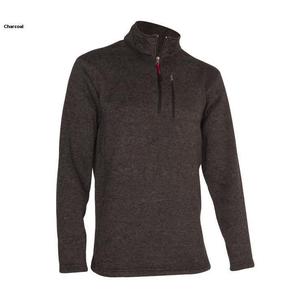 Rustic Ridge Men&#39;s Sweater Fleece Quarter Zip Sweatshirt