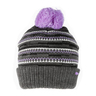 Rustic Ridge Women's Knit Pomp Beanie Hat - Black One size fits most