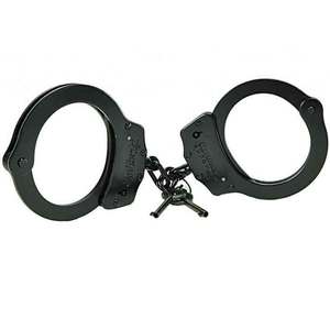 Schrade Double Lock Chain Link Handcuff Black