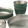 Sea to Summit Stainless Steel Collapsible Dinnerware Set - Green