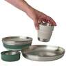 Sea to Summit Stainless Steel Collapsible Dinnerware Set - Green